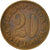 Moneta, Iugoslavia, 20 Para, 1974, BB, Ottone, KM:45