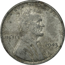 United States, Lincoln Cent, Cent, 1943, U.S. Mint, Philadelphia, VF(30-35)