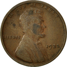 United States, Lincoln Cent, Cent, 1923, U.S. Mint, Philadelphia, VF(30-35)
