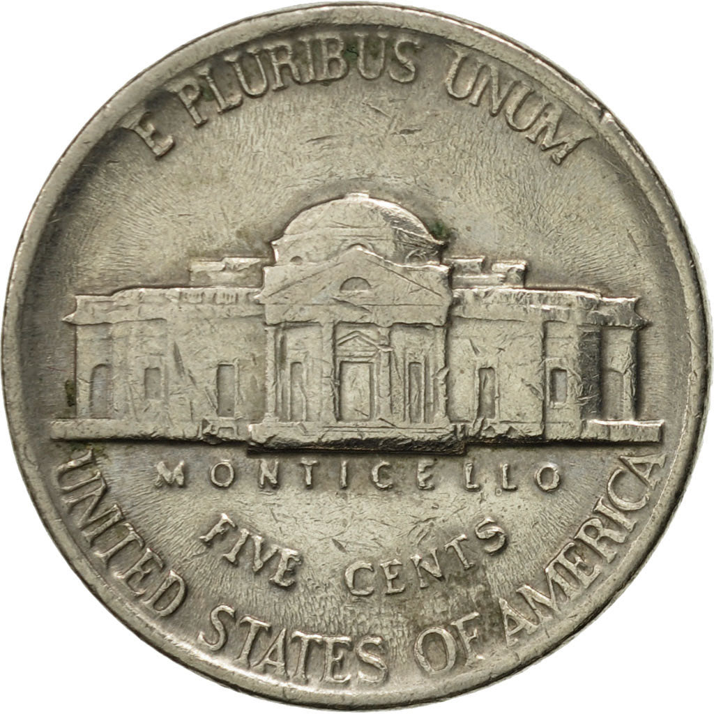 Coin, United States, Jefferson Nickel, 5 Cents, 1985, U.S. Mint, Philadelphia