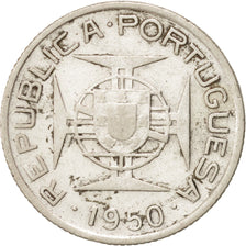 Mozambique, 2-1/2 Escudos, 1950, Silver, KM:68