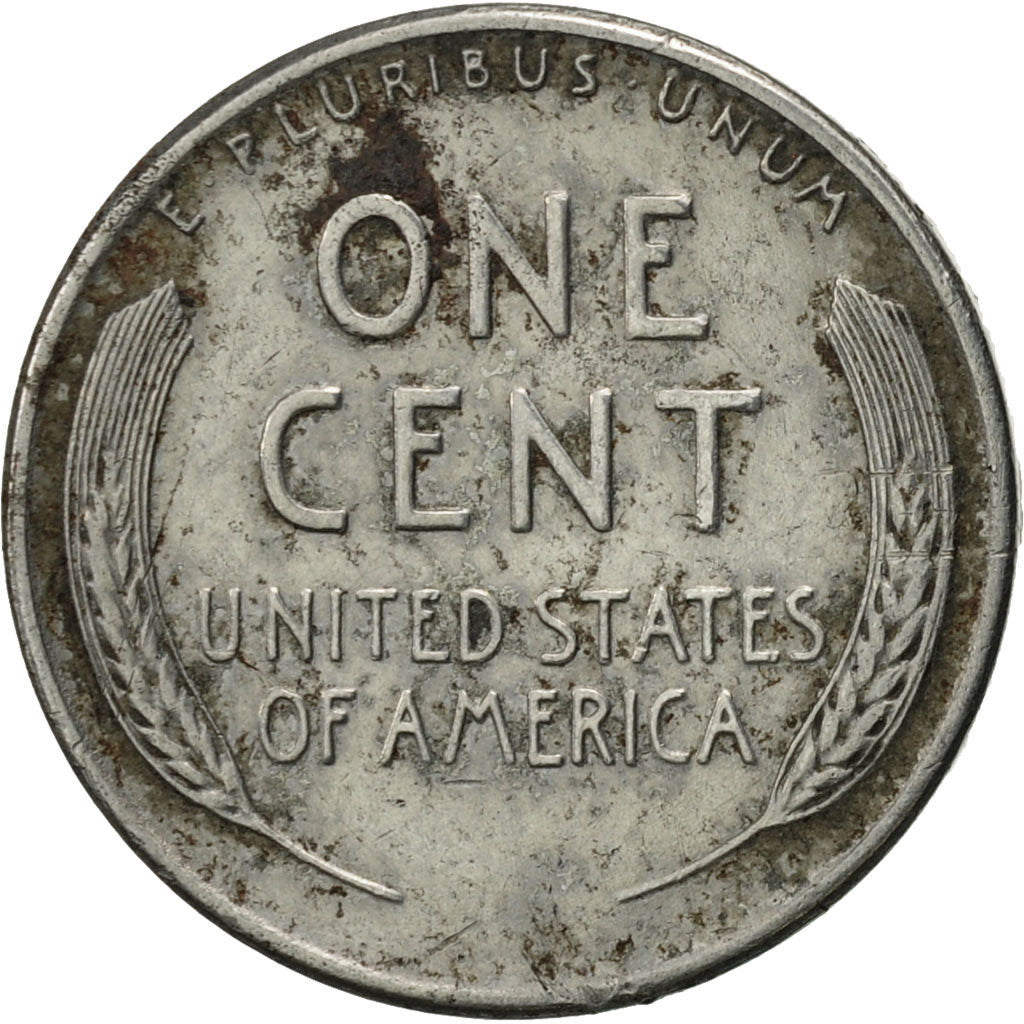 United States, Lincoln Cent, Cent, 1943, U.S. Mint, Denver, EF(40-45), Zinc