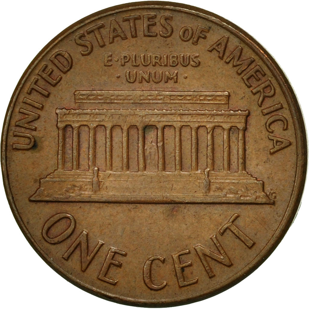 Coin, United States, Lincoln Cent, Cent, 1969, U.S. Mint, Philadelphia