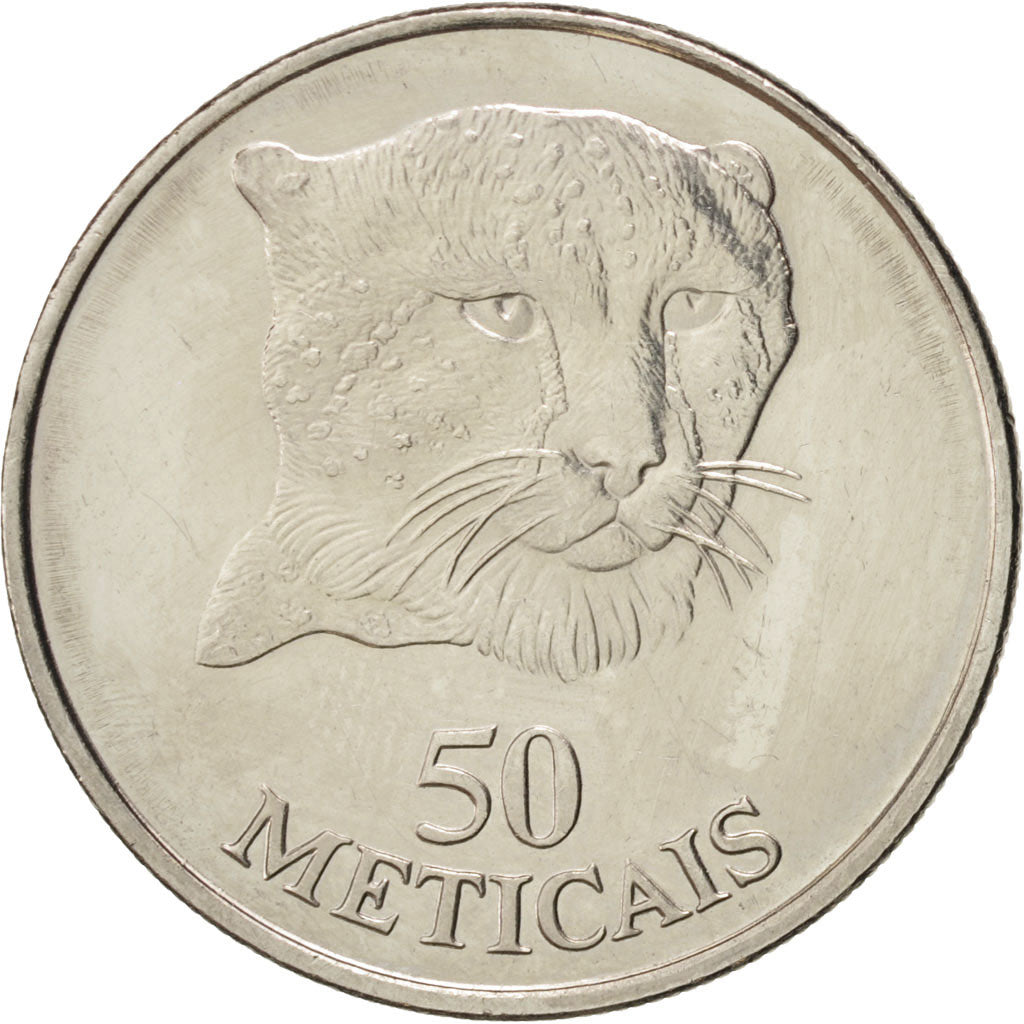 Mozambique, 50 Meticais, 1994, Royal Mint, Nickel Clad Steel, KM:119