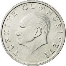 Coin, Turkey, 25 Lira, 1988, AU(55-58), Aluminum, KM:975
