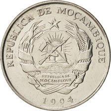 Mozambico, 100 Meticais, 1994, Royal Mint, BB+, Acciaio ricoperto in nichel,...