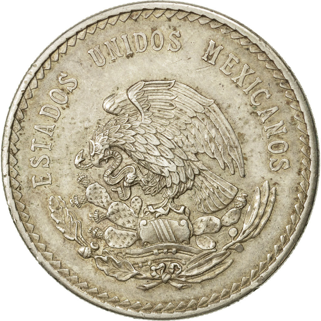 Mexico, 5 Pesos, 1947, Mexico City, EF(40-45), Silver, KM:465