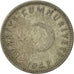 Turquía, Lira, 1947, BC+, Plata, KM:883
