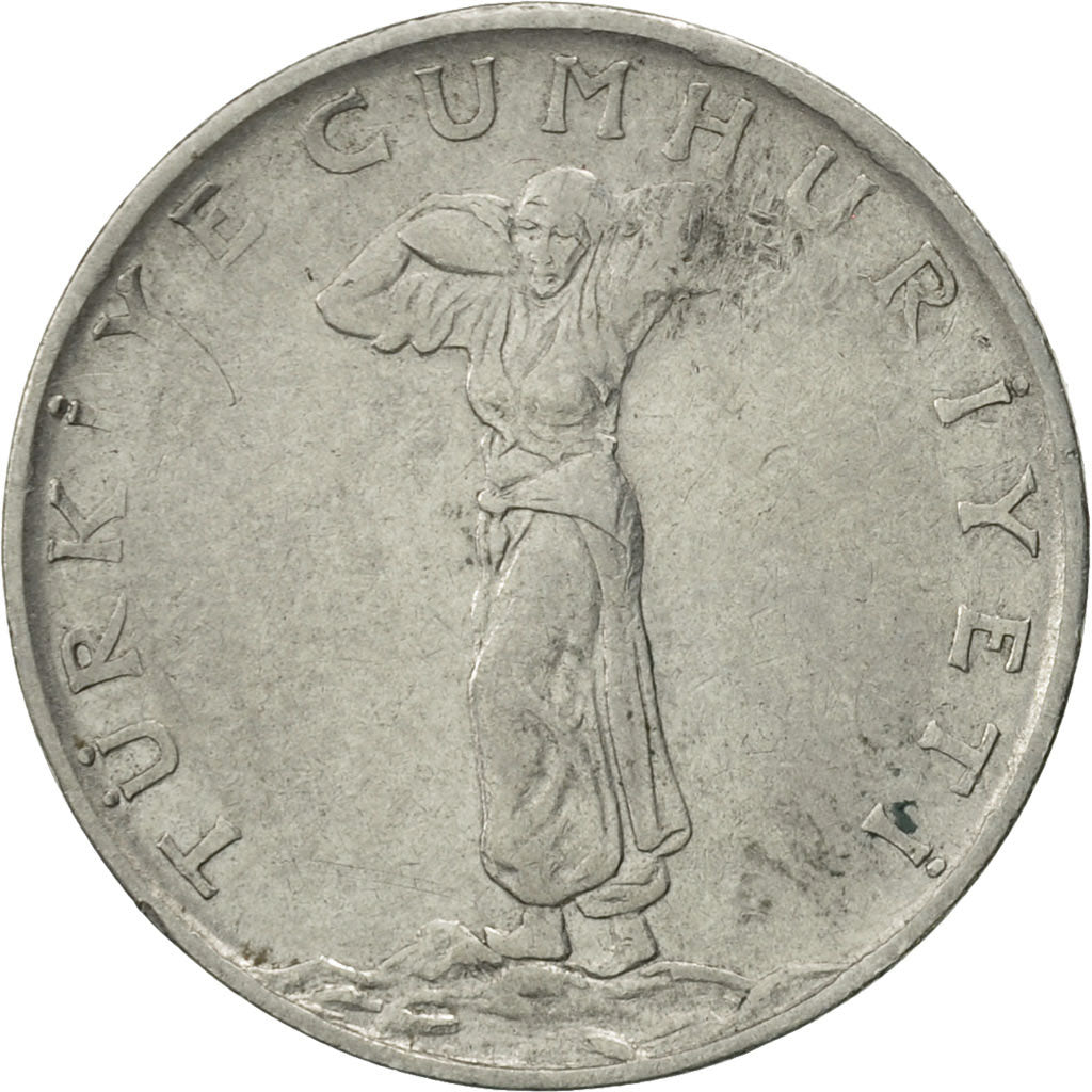 Coin, Turkey, 25 Kurus, 1960, EF(40-45), Stainless Steel, KM:892.2