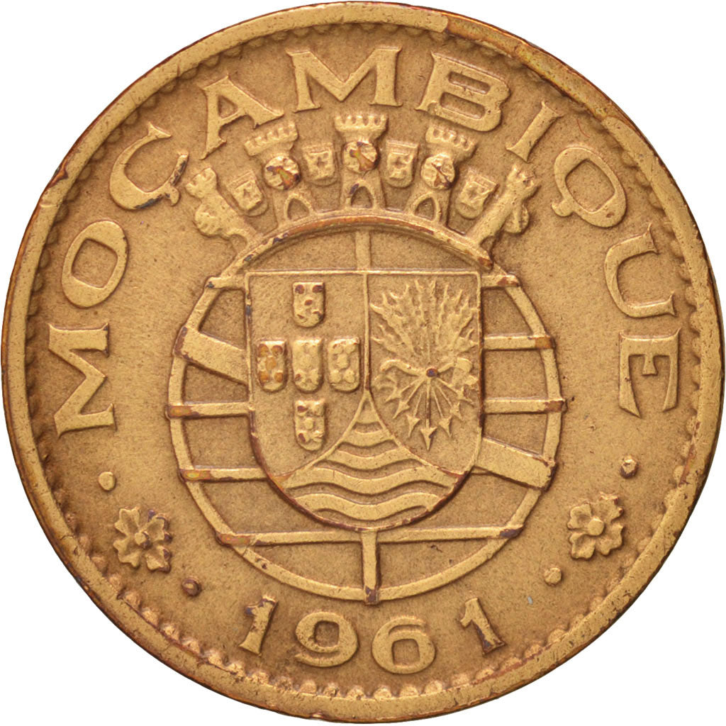 Mozambique, 20 Centavos, 1961, Bronze, KM:85