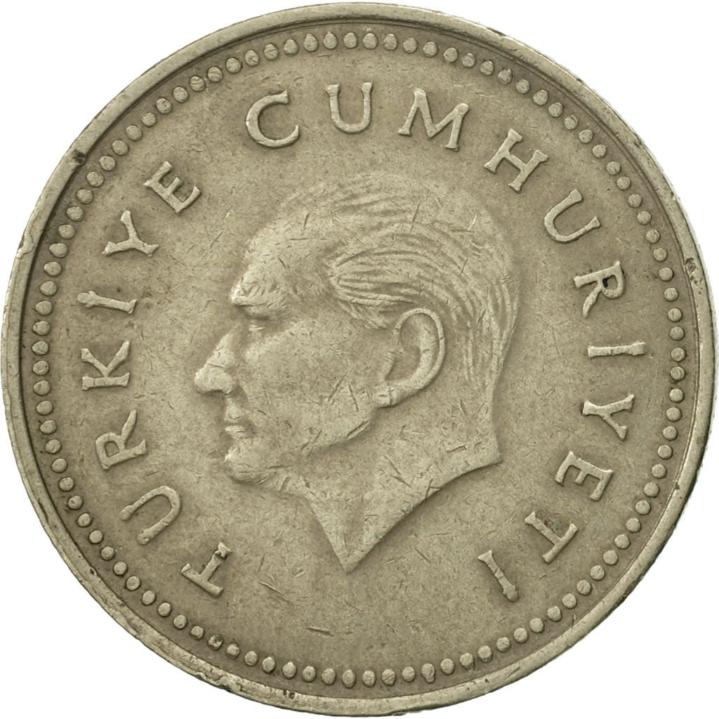 Coin, Turkey, 1000 Lira, 1993, EF(40-45), Nickel-brass, KM:997
