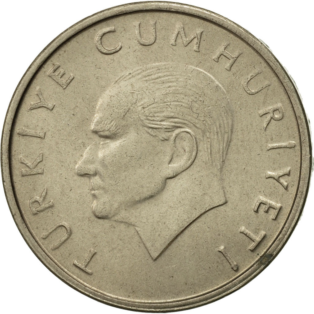 Moneta, Turcja, 10000 Lira, 10 Bin Lira, 1995, AU(55-58), Miedź-Nikiel-Cynk