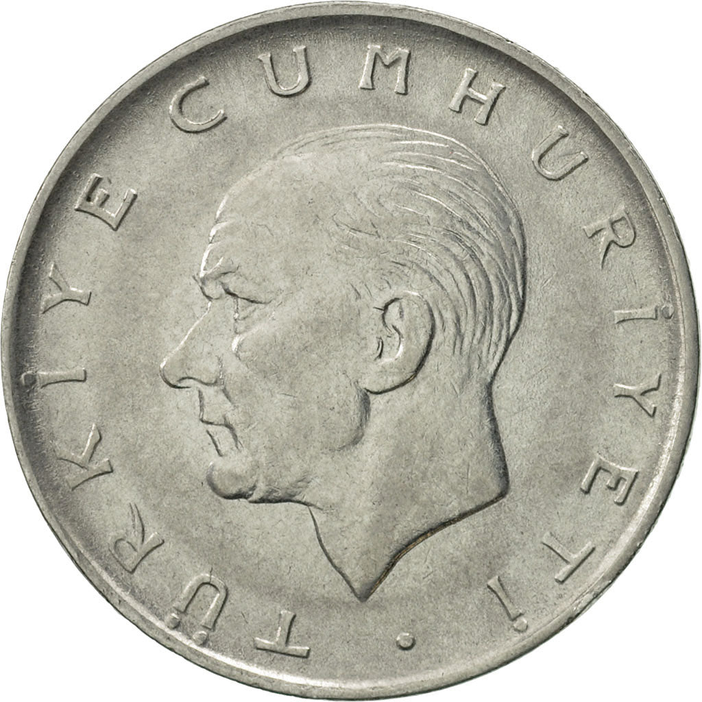 Moneta, Turchia, Lira, 1968, SPL-, Acciaio inossidabile, KM:889a.2