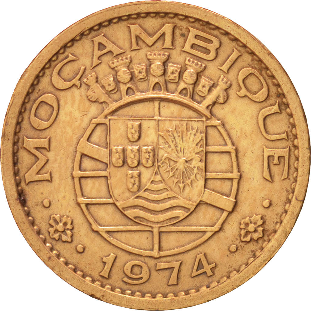 Mozambique, 20 Centavos, 1974, Bronze, KM:88