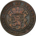 Coin, Luxembourg, William III, 10 Centimes, 1870, Utrecht, VF(30-35), Bronze