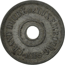 Luxembourg, Charlotte, 25 Centimes, 1916, EF(40-45), Zinc, KM:29