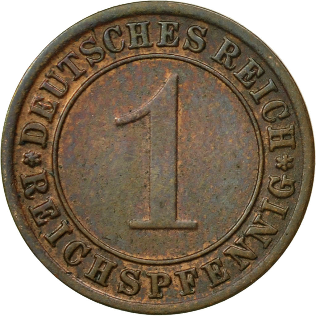 Moneta, GERMANIA, REPUBBLICA DI WEIMAR, Reichspfennig, 1931, Muldenhütten, MB+