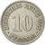 Moneta, NIEMCY - IMPERIUM, Wilhelm II, 10 Pfennig, 1911, Karlsruhe, EF(40-45)