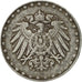 GERMANY - EMPIRE, 10 Pfennig, 1916, Karlsruhe, EF(40-45), Iron, KM:20