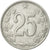 Moneta, Czechosłowacja, 25 Haleru, 1962, EF(40-45), Aluminium, KM:54