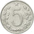 Moneta, Czechosłowacja, 5 Haleru, 1967, EF(40-45), Aluminium, KM:53