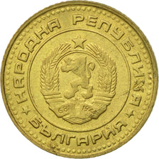 Coin, Bulgaria, Stotinka, 1990, AU(55-58), Brass, KM:84