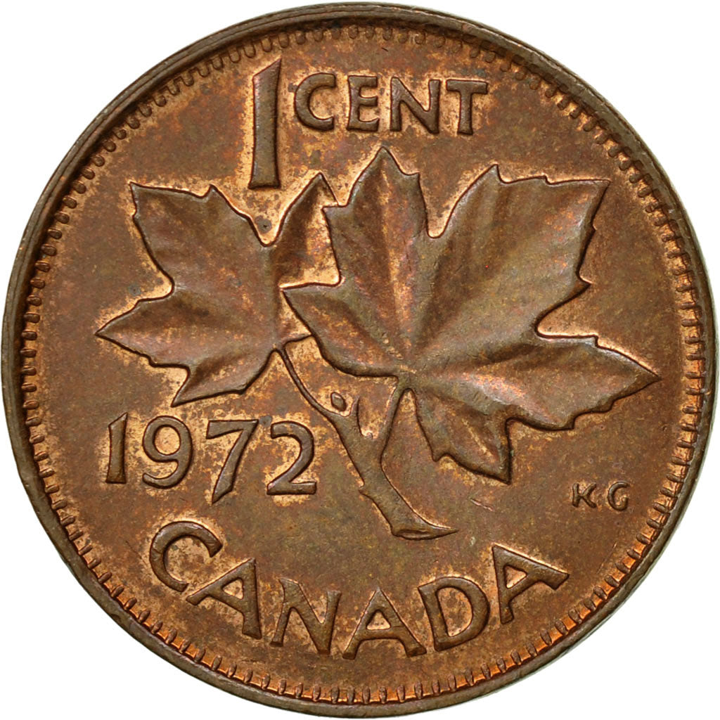 Coin, Canada, Elizabeth II, Cent, 1972, Royal Canadian Mint, Ottawa, VF(30-35)