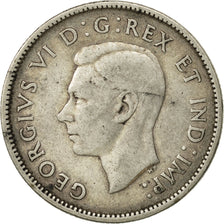 Coin, Canada, George VI, 25 Cents, 1940, Royal Canadian Mint, Ottawa, VF(30-35)