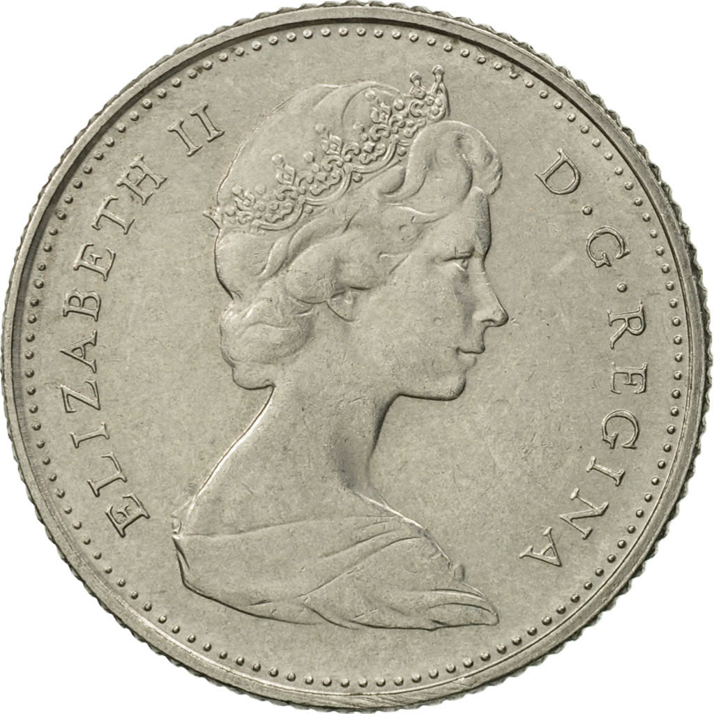 Coin, Canada, Elizabeth II, 10 Cents, 1973, Royal Canadian Mint, Ottawa