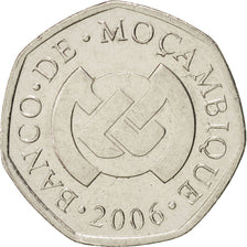 Mozambico, Metical, 2006, BB+, Acciaio placcato nichel, KM:137