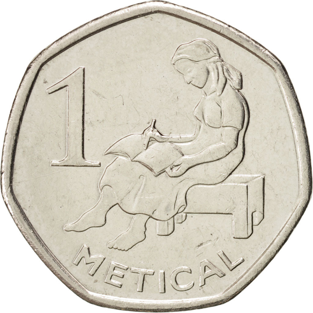 Mozambique, 1 Metical, 2006, Nickel plated steel, KM 137