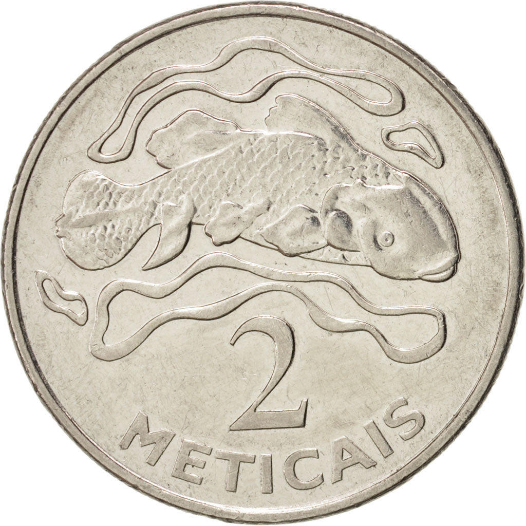 Mozambique, 2 Meticais, 2006, Nickel plated steel, KM 138