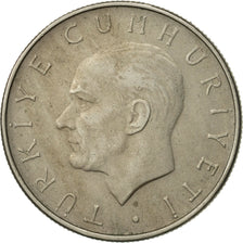 Coin, Turkey, Lira, 1957, EF(40-45), Copper-nickel, KM:889