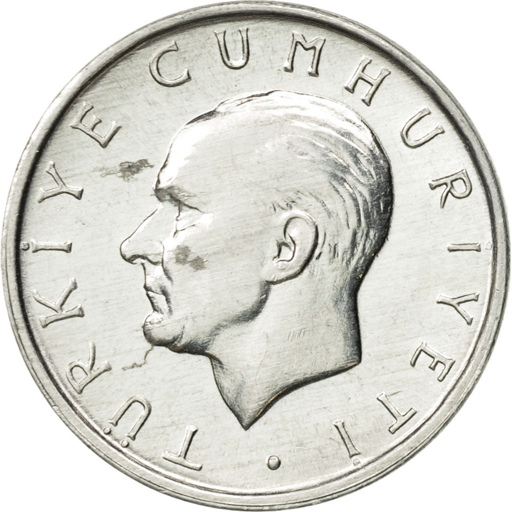 Turkey, Lira, 1982, AU(55-58), Aluminum, KM:990