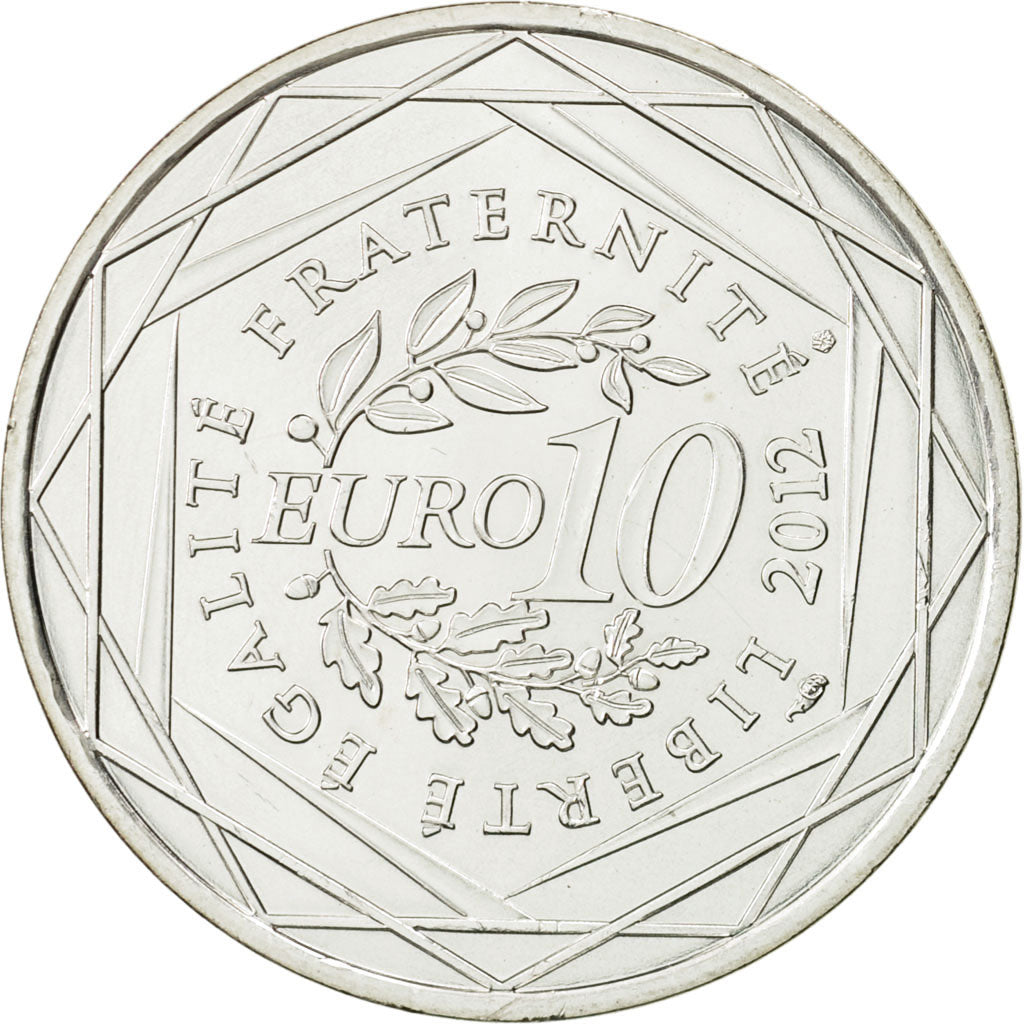 Coin, France, 10 Euro, Corse, 2012, MS(63), Silver, KM:1876
