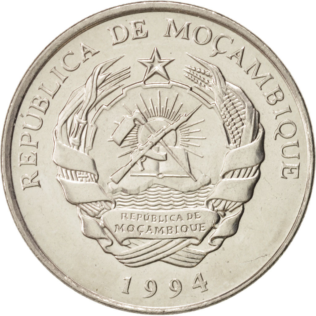 Mozambique, 500 Meticais, 1994, Royal Mint, Nickel Clad Steel, KM:121