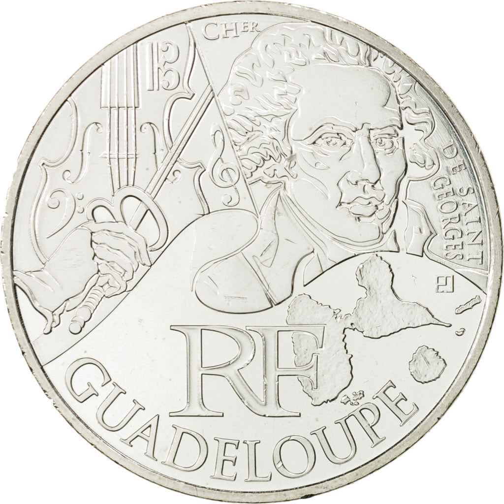 Monnaie, France, 10 Euro, Guadeloupe, 2012, SPL, Argent, KM:1873