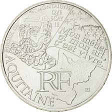 Coin, France, 10 Euro, Aquitaine, 2012, MS(63), Silver, KM:1863