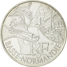 Coin, France, 10 Euro, Basse Normandie, 2012, MS(63), Silver, KM:1865