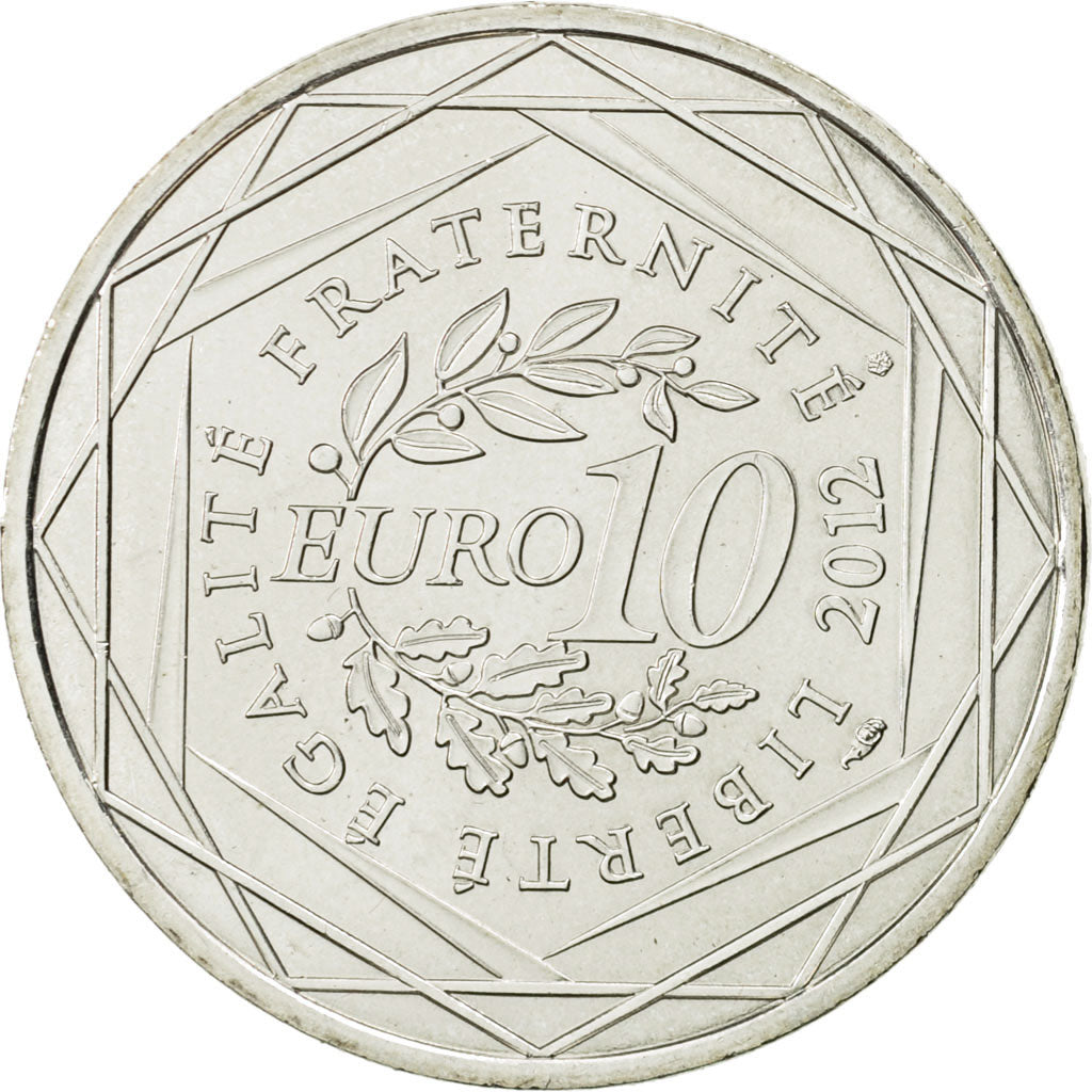 Coin, France, 10 Euro, Bretagne, 2012, MS(63), Silver, KM:1866