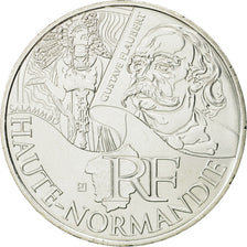 Monnaie, France, 10 Euro, Haute Normandie, 2012, SPL, Argent, KM:1874