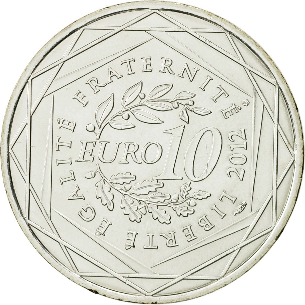 Monnaie, France, 10 Euro, Haute Normandie, 2012, SPL, Argent, KM:1874