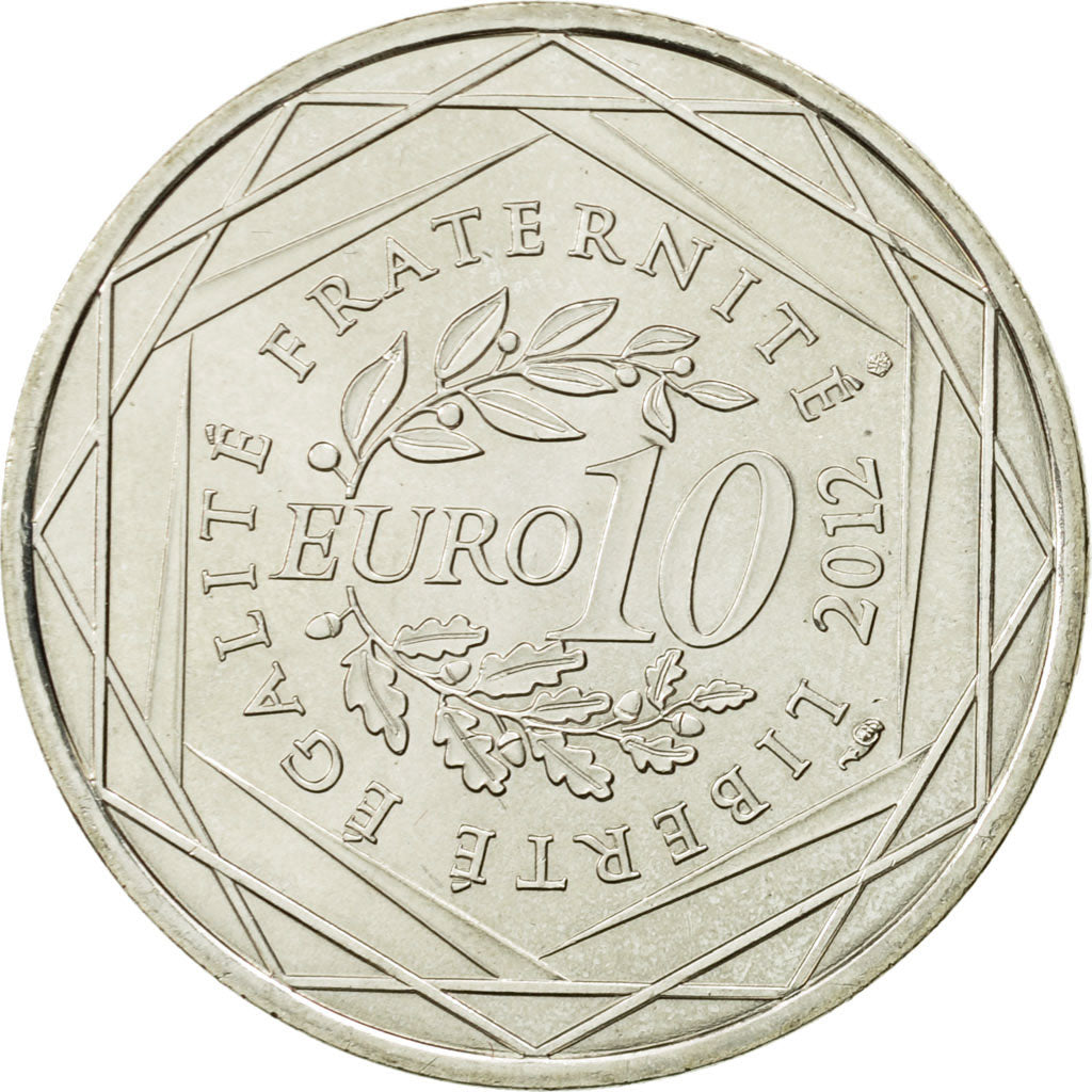 Coin, France, 10 Euro, Pays de la Loire, 2012, MS(63), Silver, KM:1881