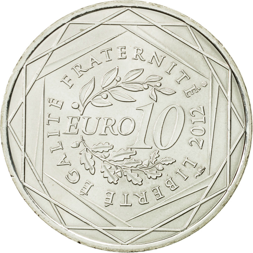 Coin, France, 10 Euro, Picardie, 2012, MS(63), Silver, KM:1882