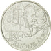 Francia, 10 Euro, Rhône Alpes, 2012, SPL, Argento, KM:1886