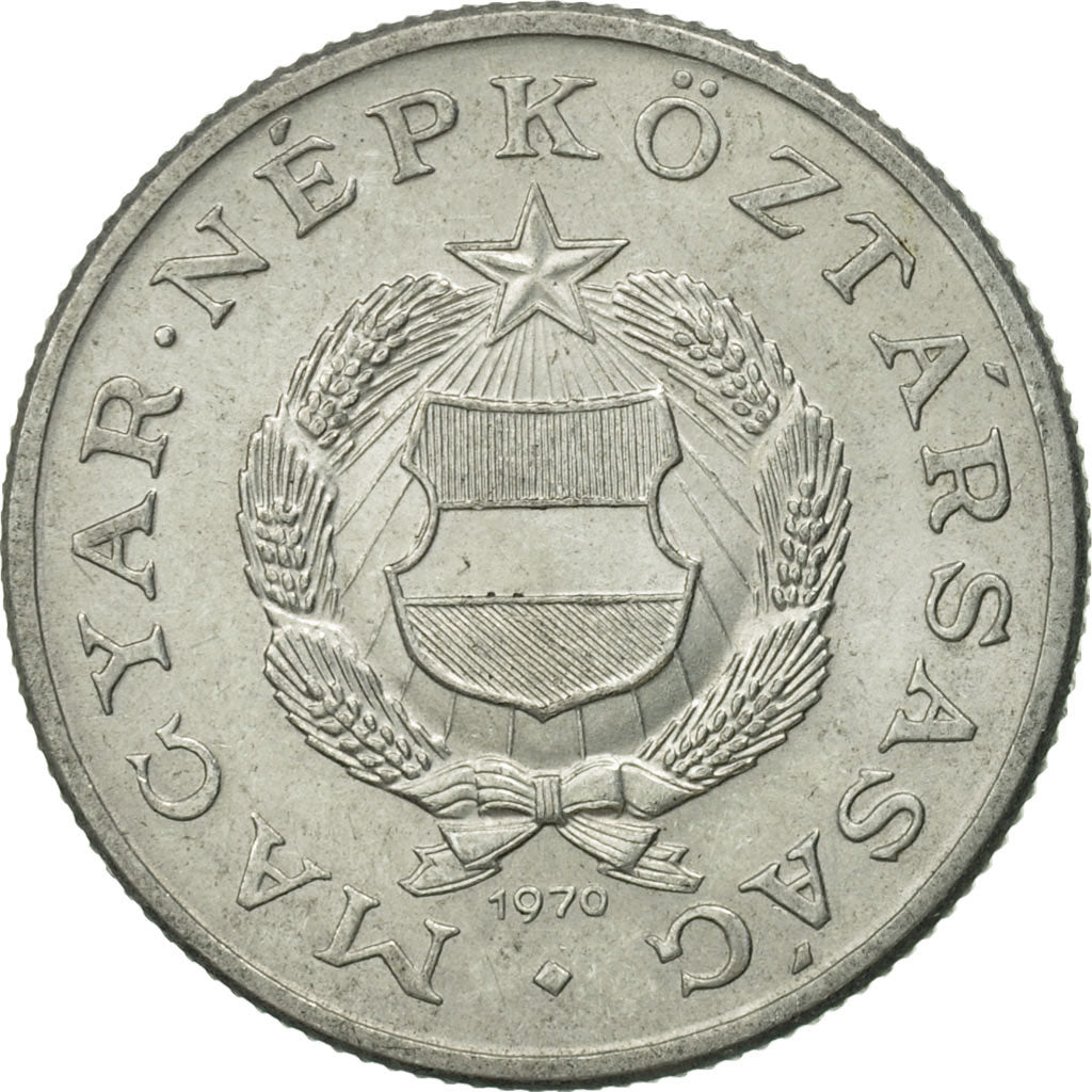 Coin, Hungary, Forint, 1970, AU(50-53), Aluminum, KM:575