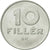 Moneda, Hungría, 10 Filler, 1973, Budapest, MBC+, Aluminio, KM:572
