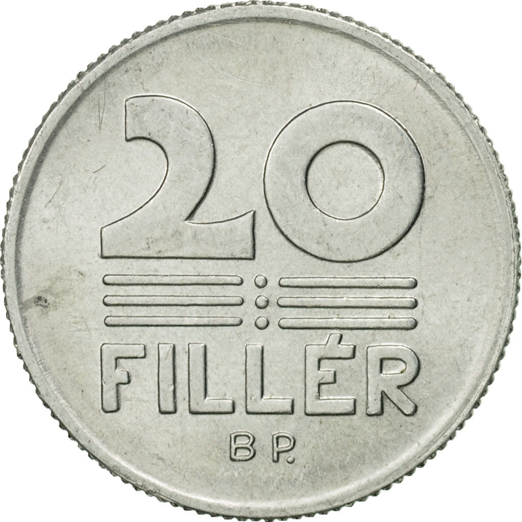 Coin, Hungary, 20 Fillér, 1979, Budapest, AU(50-53), Aluminum, KM:573