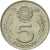 Monnaie, Hongrie, 5 Forint, 1980, TTB+, Nickel, KM:594