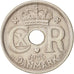 Coin, Denmark, Christian X, 25 Öre, 1935, Copenhagen, EF(40-45), Copper-nickel